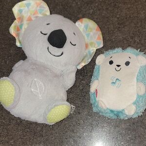Fisher Price Calming Vibrating Musical Koala and Hedghog